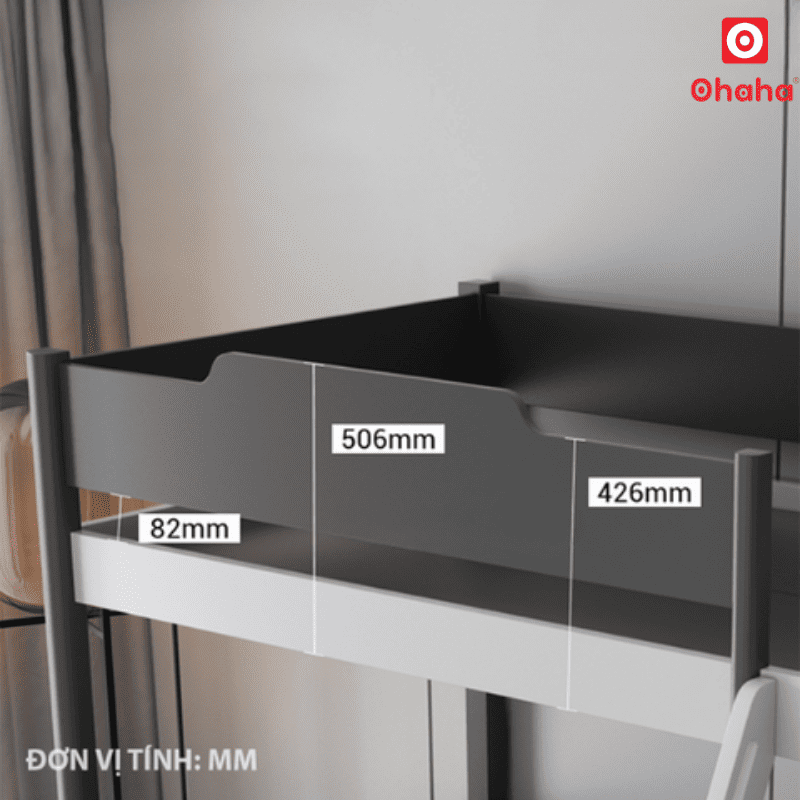Giường tầng thông minh đa năng Ohaha 3 tầng - GTĐN002