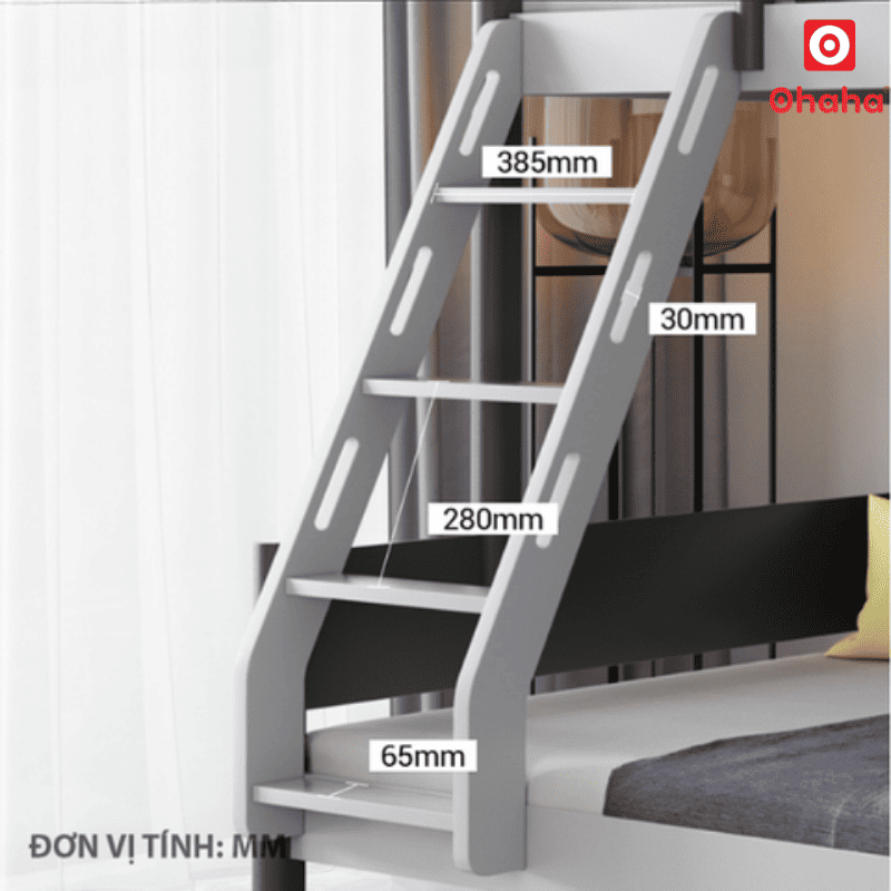 Giường tầng thông minh đa năng Ohaha 3 tầng - GTĐN002