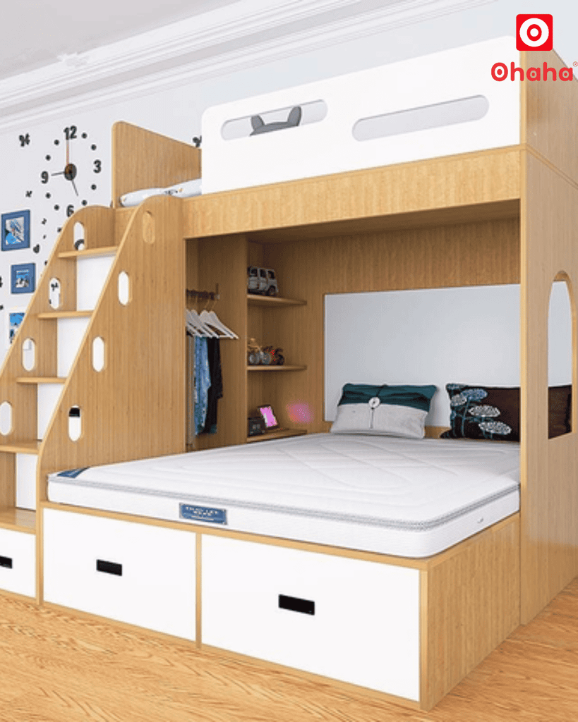 Giường tầng thông minh đa năng Ohaha - GTĐN029