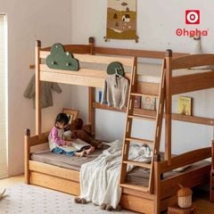 Giường tầng thông minh đám mây dễ thương cho bé OHAHA - GTTM082