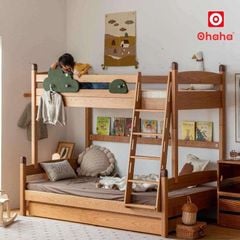 Giường tầng thông minh đám mây dễ thương cho bé OHAHA - GTTM082