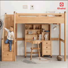 Giường tầng thông minh hiện đại kèm bàn học OHAHA - GTTM068