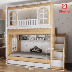 Giường tầng thông minh hiện đại OHAHA - GTTM059