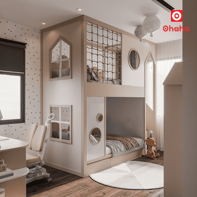 Giường tầng thông minh hiện đại OHAHA - GTTM073