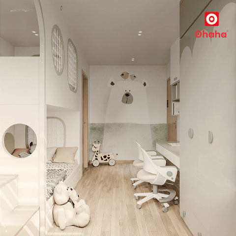 Giường tầng thông minh hiện đại OHAHA - GTTM074