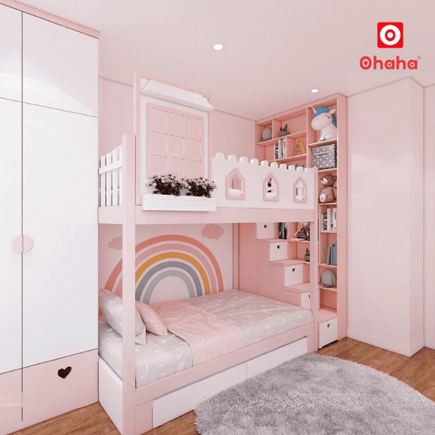 Giường tầng thông minh hiện đại OHAHA - GTTM075