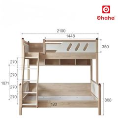 Giường tầng thông minh hiện đại OHAHA - GTTM083