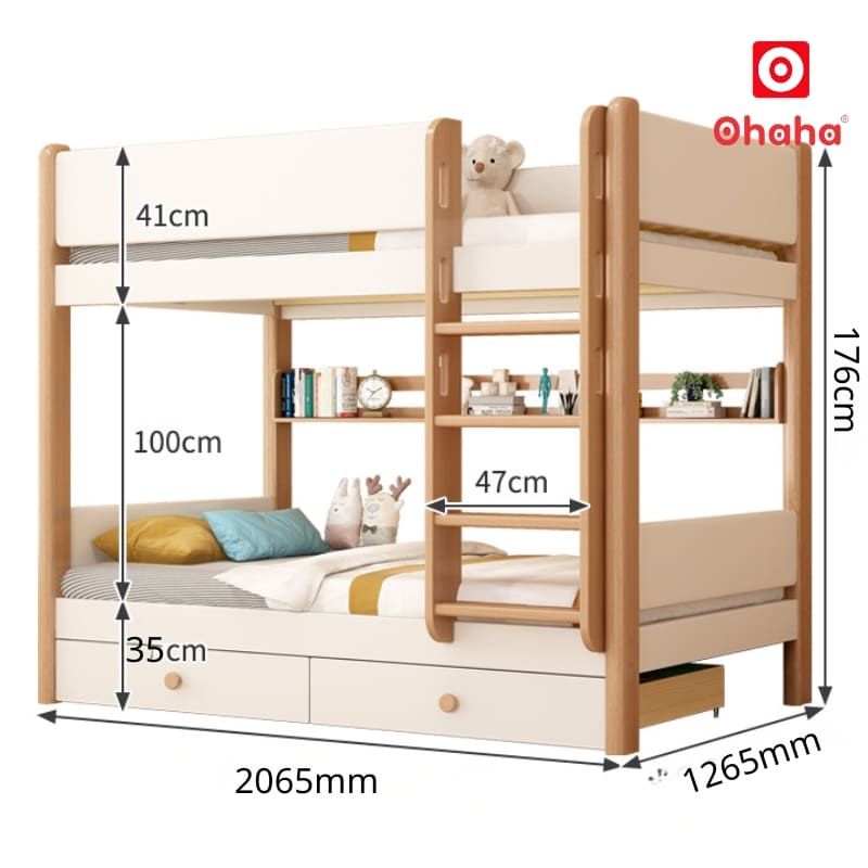 Giường tầng thông minh hiện đại OHAHA - GTTM084