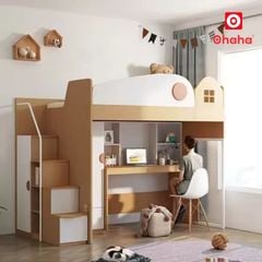 Giường tầng thông minh kết hợp tủ quần áo và bàn học OHAHA - GTTM088