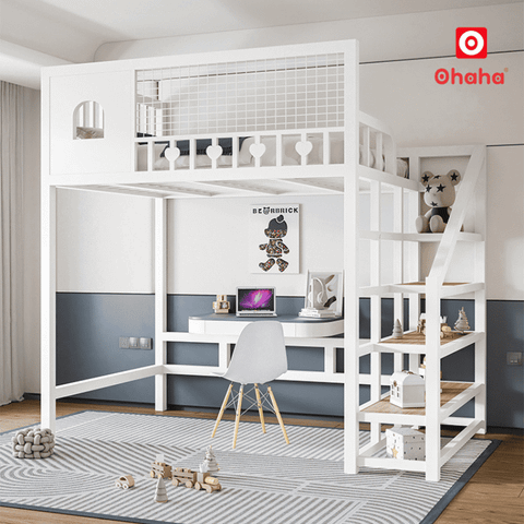 Giường tầng thông minh khung sắt hiện đại OHAHA - GTS060