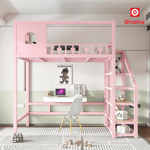 Giường tầng thông minh khung sắt hiện đại OHAHA - GTS060