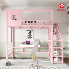 Giường tầng thông minh khung sắt hiện đại OHAHA - GTS060