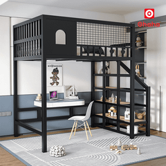 Giường tầng thông minh khung sắt hiện đại OHAHA - GTS060