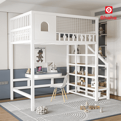 Giường tầng thông minh khung sắt hiện đại OHAHA - GTS060