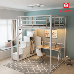 Giường Tầng Thông Minh Khung Sắt OHAHA - GTS050