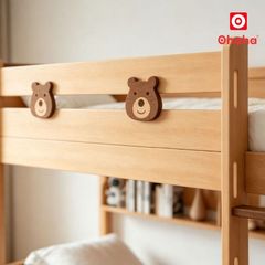 Giường tầng thông minh mặt gấu dễ thương cho bé OHAHA - GTTM081