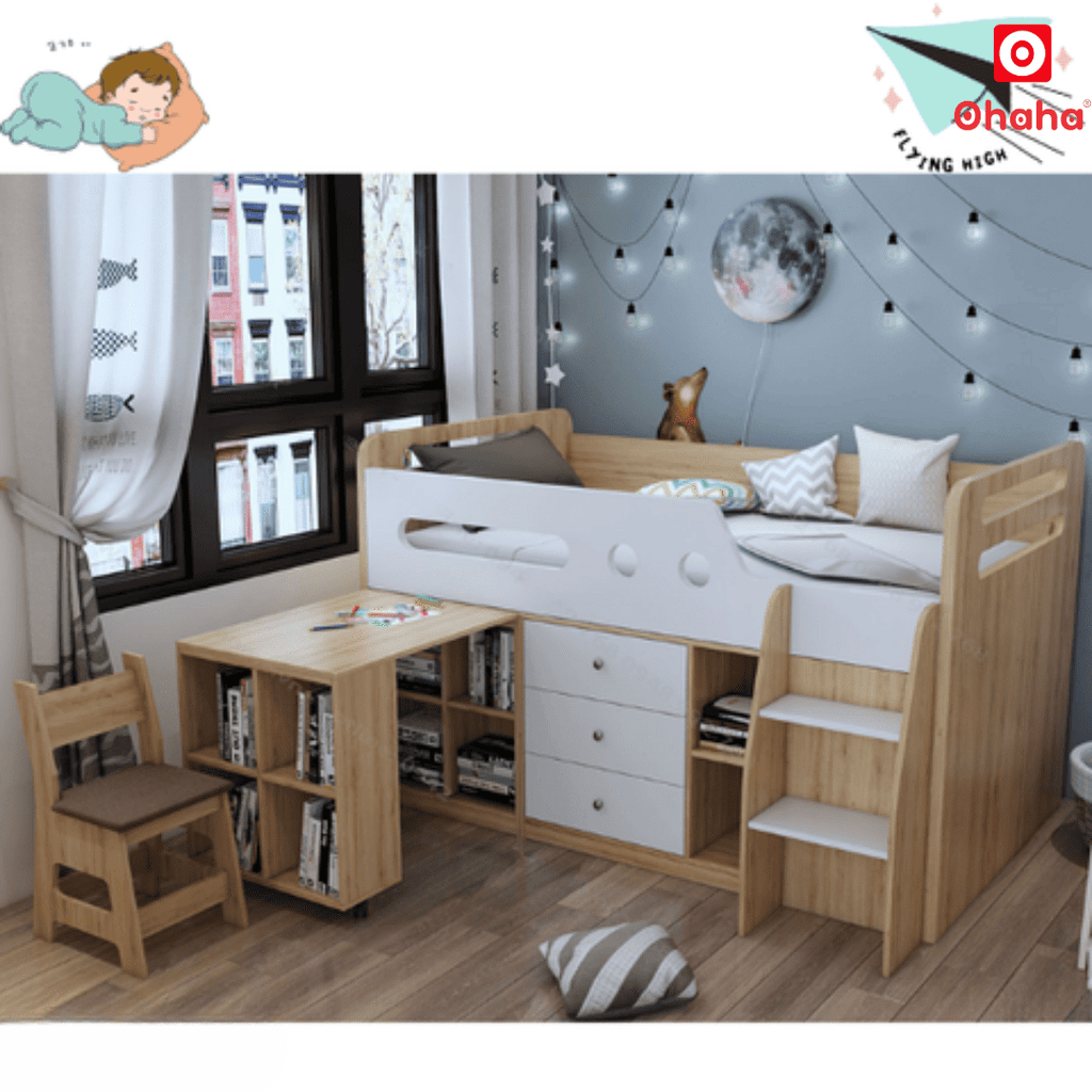 Giường tầng thông minh đa năng Ohaha - GTĐN005