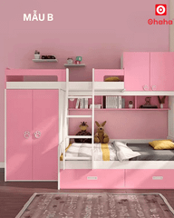 Giường tầng thông minh Ohaha kết hợp tủ áo - GTTM002