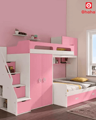 Giường tầng thông minh Ohaha kết hợp tủ áo - GTTM002