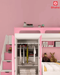 Giường tầng thông minh Ohaha kết hợp tủ áo - GTTM002