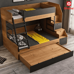 Giường tầng thông minh Ohaha 3 tầng - GTTM026