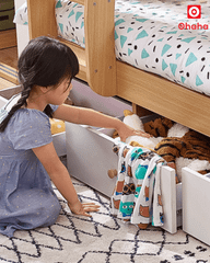 Giường tầng thông minh có tủ áo Ohaha - GTTM033