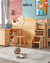 Giường tầng thông minh trẻ em đa năng Ohaha - GTTM034