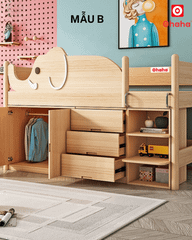 Giường tầng thông minh trẻ em đa năng Ohaha - GTTM034