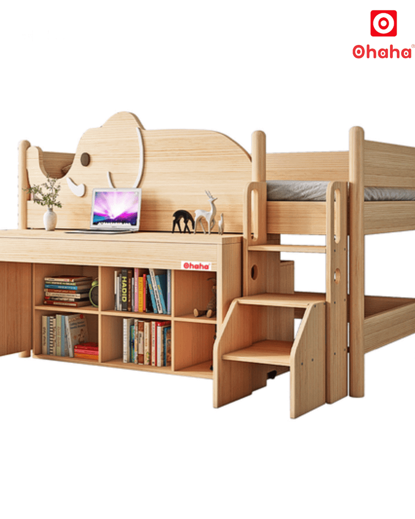 Giường tầng thông minh trẻ em đa năng Ohaha - GTTM034