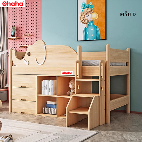 Giường tầng thông minh trẻ em đa năng Ohaha - GTTM034