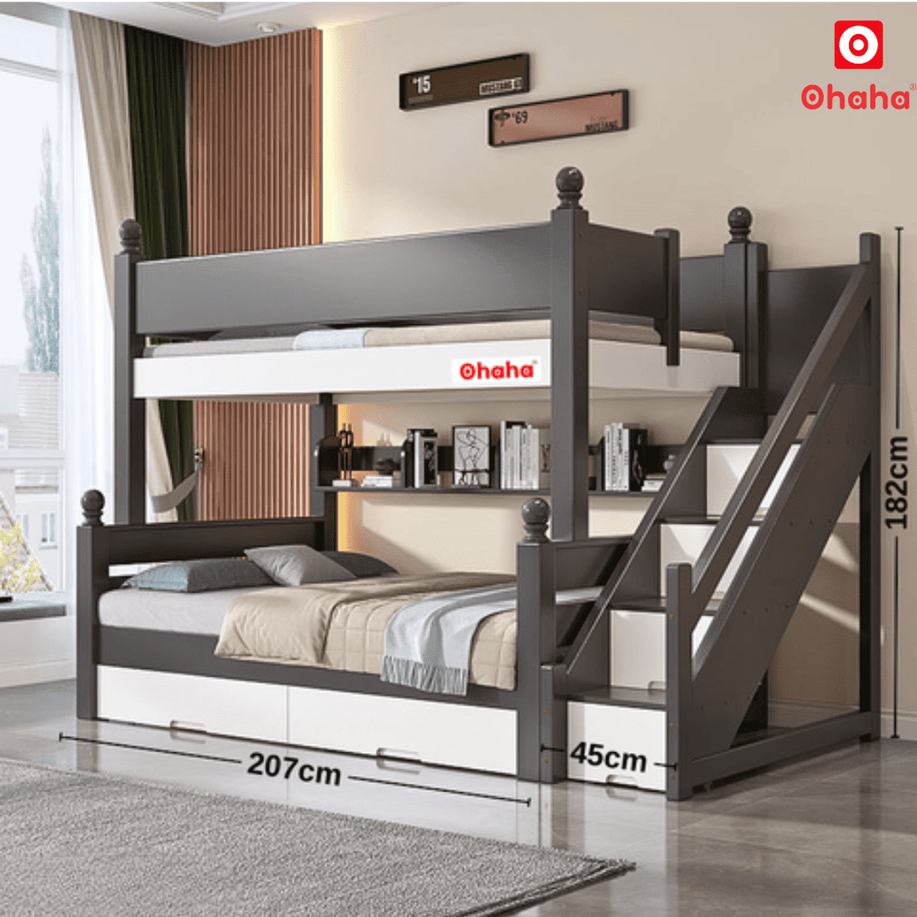Giường tầng thông minh đa năng Ohaha - GTTM037