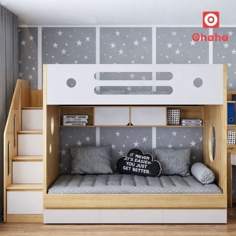 Giường tầng thông minh hiện đại OHAHA - GTTM058