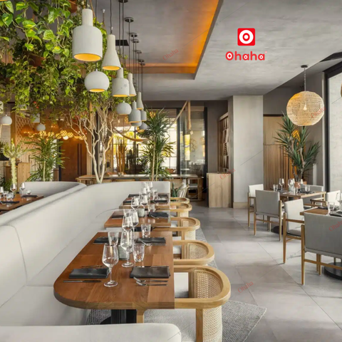 Thiết Kế Nội Thất Nhà Hàng, Cà Phê Ohaha - TKNH-CF-OH010