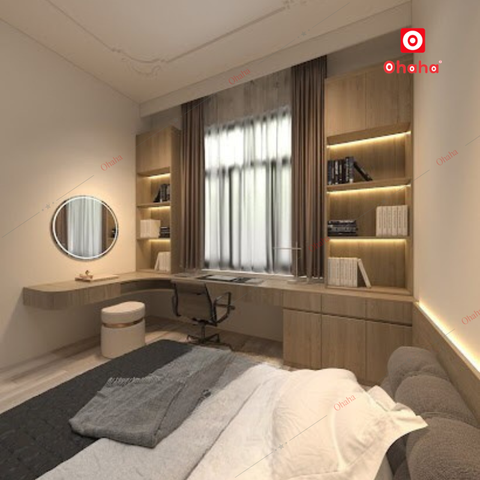 Thiết Kế Nội Thất Nhà Phố Cao Cấp Ohaha - TKNP-OH004
