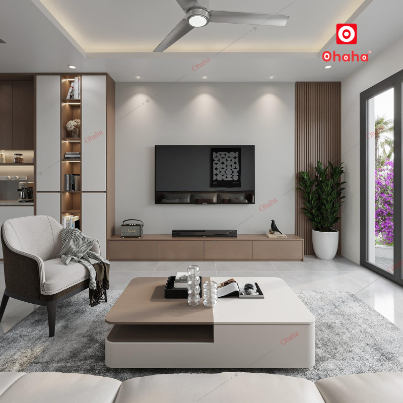 Thiết Kế Nội Thất Nhà Phố Cao Cấp Ohaha - TKNP-OH004
