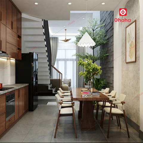 Thiết Kế Nội Thất Nhà Phố Cao Cấp Ohaha - TKNP-OH002