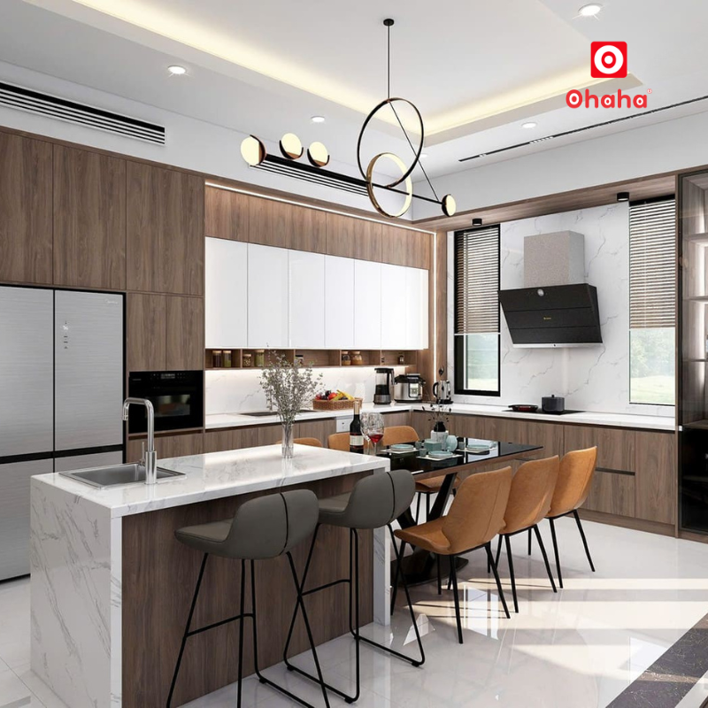 Thiết Kế Nội Thất Nhà Phố Cao Cấp Ohaha - TKNP-OH002