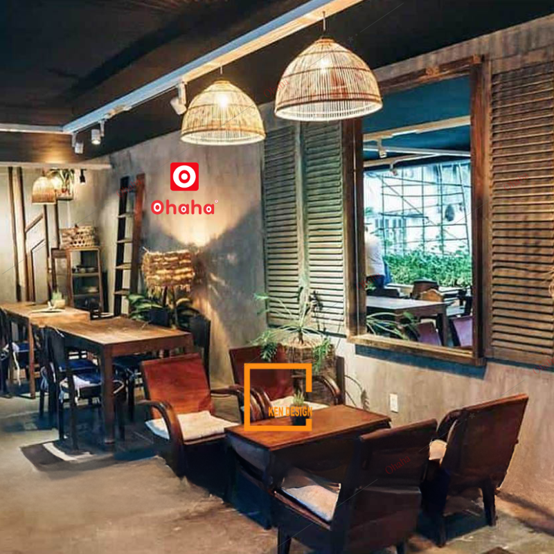 Thiết Kế Nội Thất Nhà Hàng, Cà Phê Ohaha - TKNH-CF-OH012