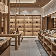 Thiết Kế Nội Thất Showroom Phòng Trà OHAHA TKSR-OH002