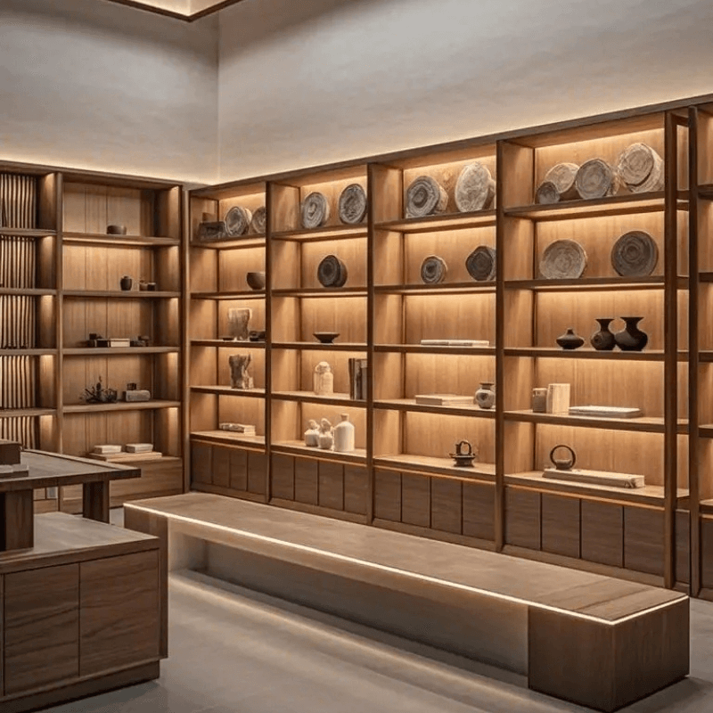 Thiết Kế Nội Thất Showroom Phòng Trà OHAHA TKSR-OH002