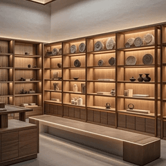 Thiết Kế Nội Thất Showroom Phòng Trà OHAHA TKSR-OH002