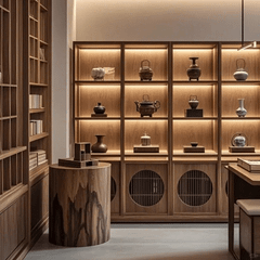 Thiết Kế Nội Thất Showroom Phòng Trà OHAHA TKSR-OH002