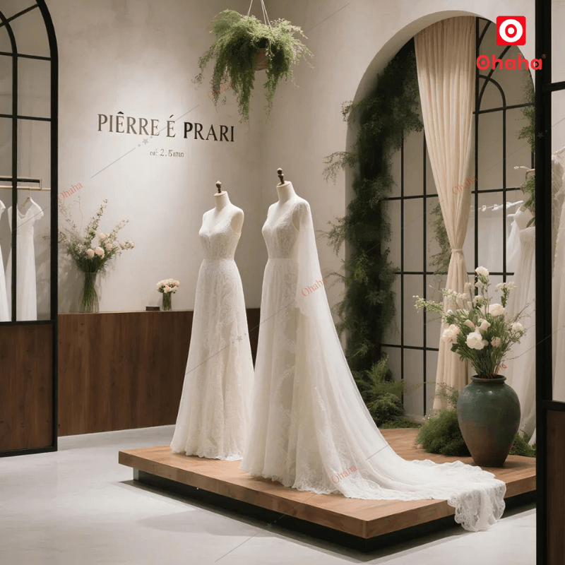 Thiết Kế Nội Thất Showroom Áo Cưới OHAHA TKSR-OH0011