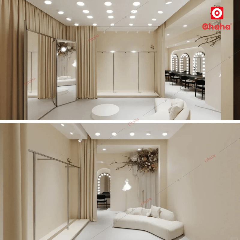 Thiết Kế Nội Thất Showroom Áo Cưới OHAHA TKSR-OH0012