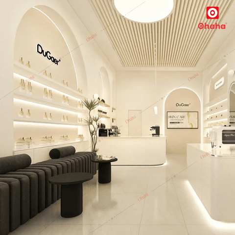 Thiết Kế Nội Thất Showroom Mỹ Phẩm OHAHA TKSR-OH013