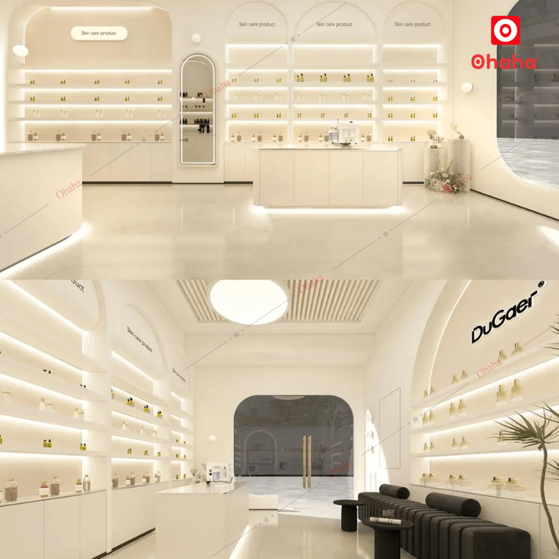 Thiết Kế Nội Thất Showroom Mỹ Phẩm OHAHA TKSR-OH013