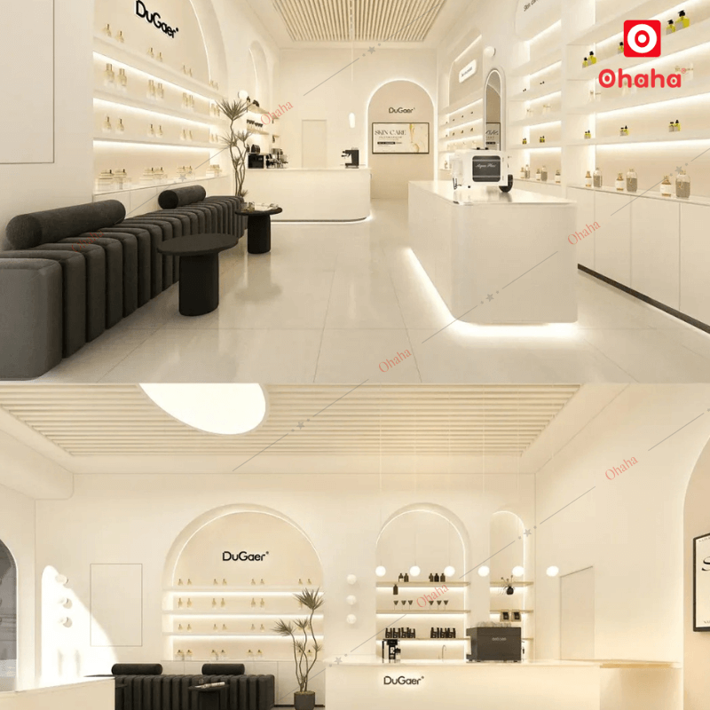 Thiết Kế Nội Thất Showroom Mỹ Phẩm OHAHA TKSR-OH013
