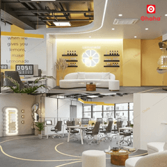 Thiết Kế Nội Thất Văn Phòng Hiện Đại OHAHA TKVP-OH0017