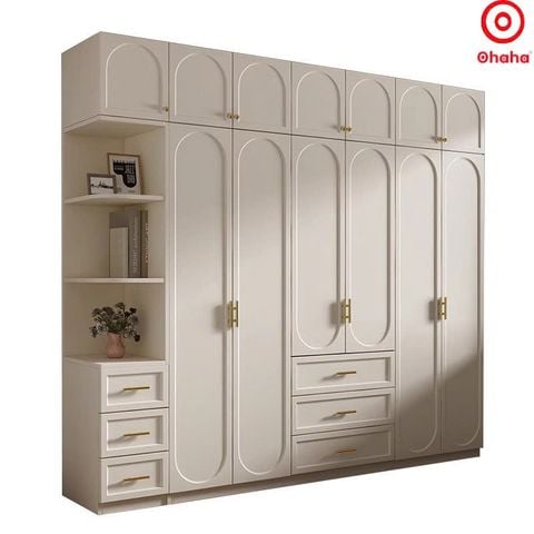 Tủ quần áo gỗ công nghiệp hiện đại Ohaha - HĐ014