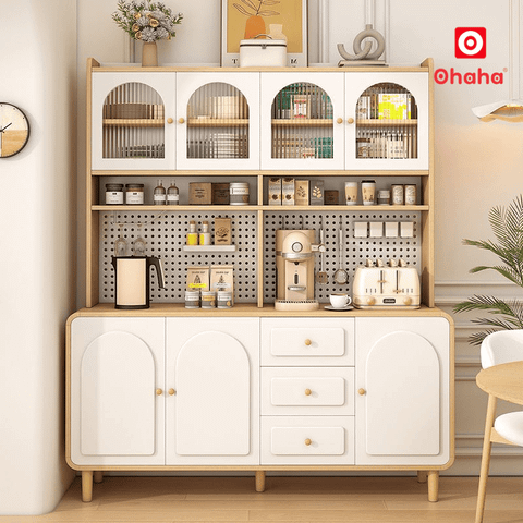 Tủ bếp gỗ công nghiệp hiện đại OHAHA - TB083